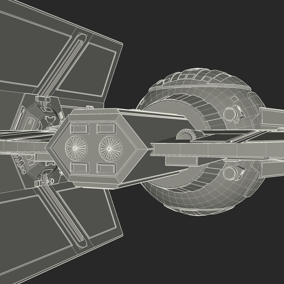 TIE Advanced x1 3D model_16