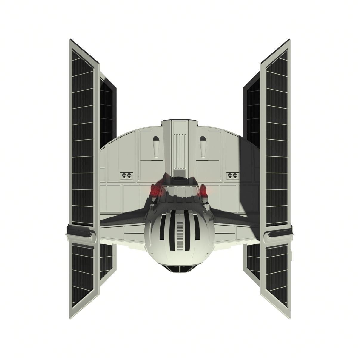 TIE Advanced x1 3D model_6
