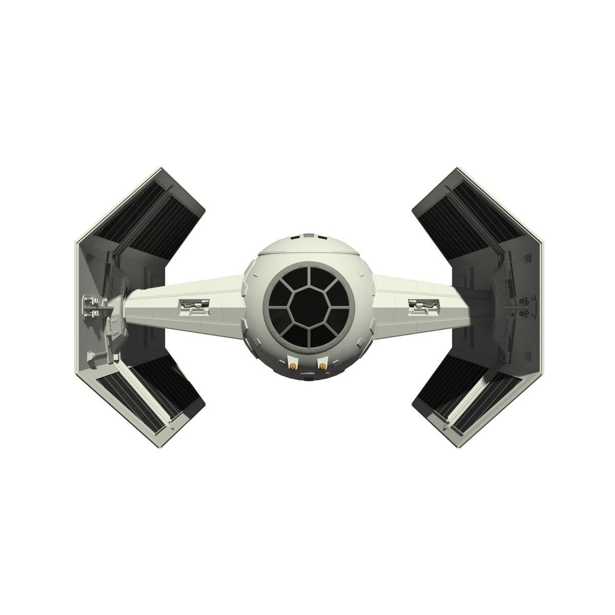 TIE Advanced x1 3D model_4