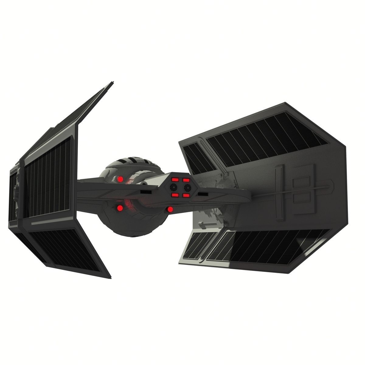 TIE Advanced x1 3D model_3