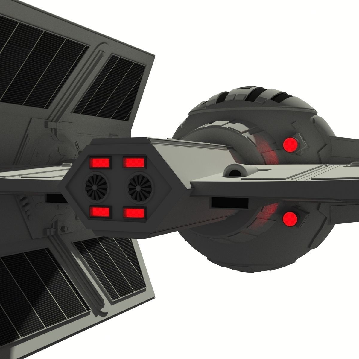 TIE Advanced x1 3D model_8