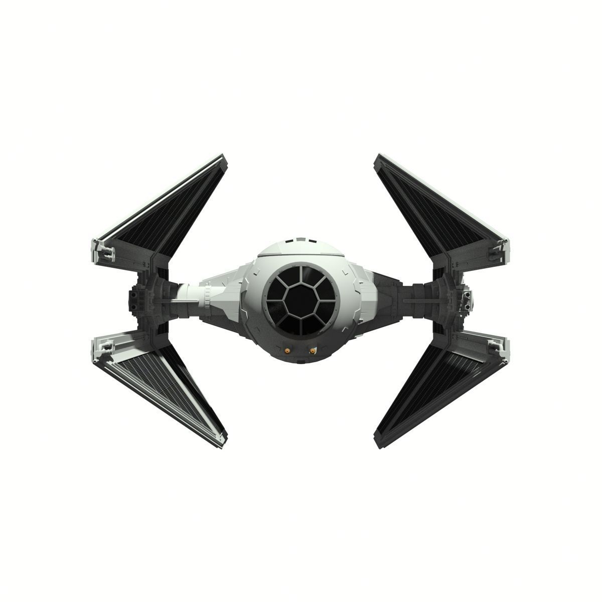 TIE Interceptor 3D model_6