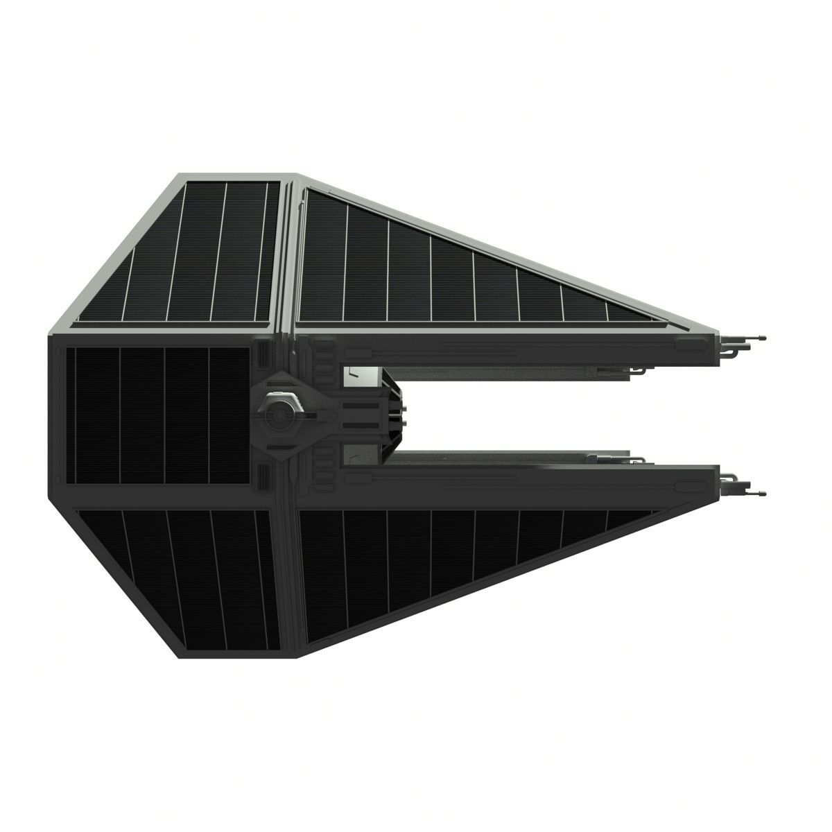 TIE Interceptor 3D model_4