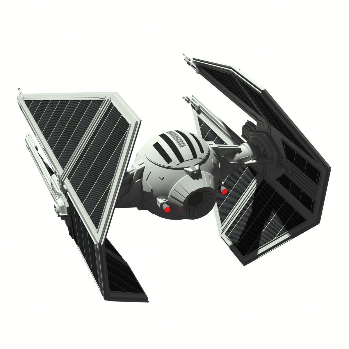 TIE Interceptor 3D model_3