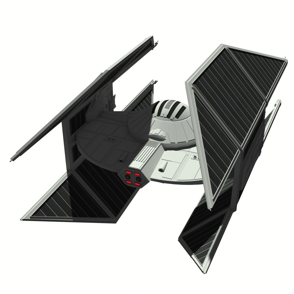 TIE Avenger 3D model_3
