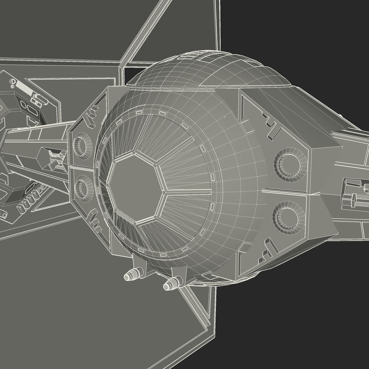 TIE Avenger 3D model_17