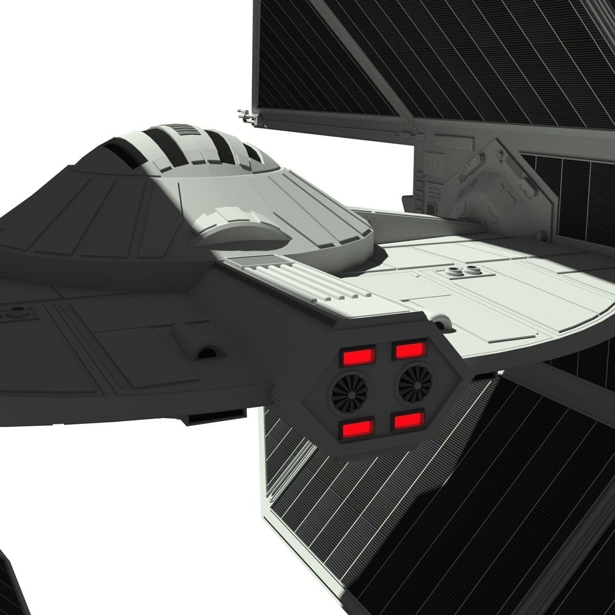 TIE Avenger 3D model_7