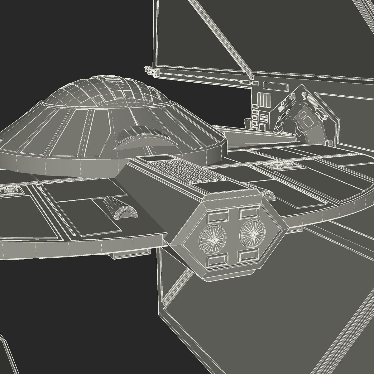 TIE Avenger 3D model_16