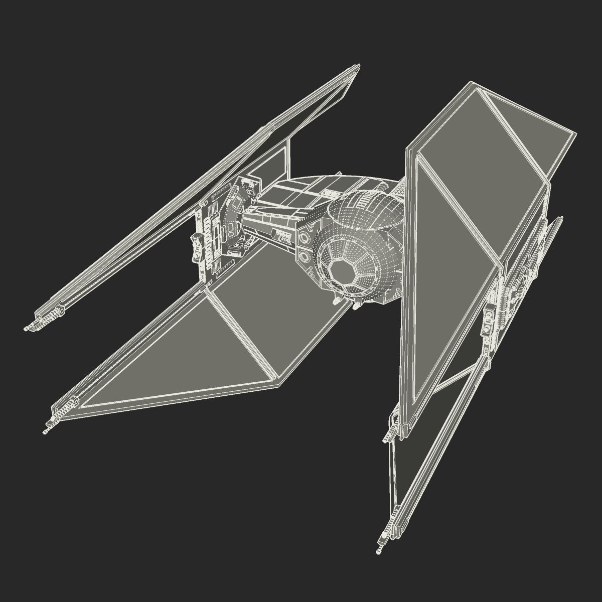TIE Avenger 3D model_10
