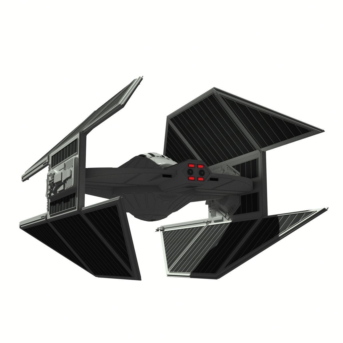 TIE Avenger 3D model_2