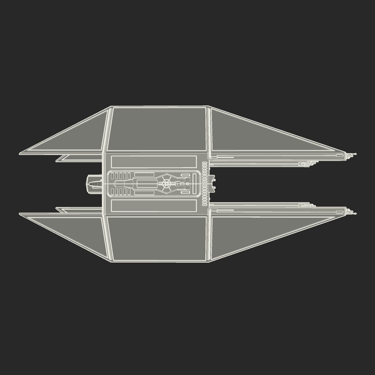 TIE Avenger 3D model_13