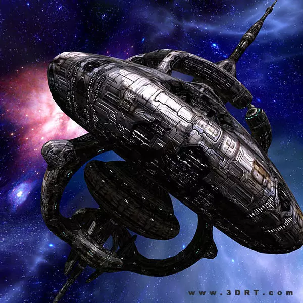 3DRT - Norad Space Station - Avantix Low-poly 3D model_0