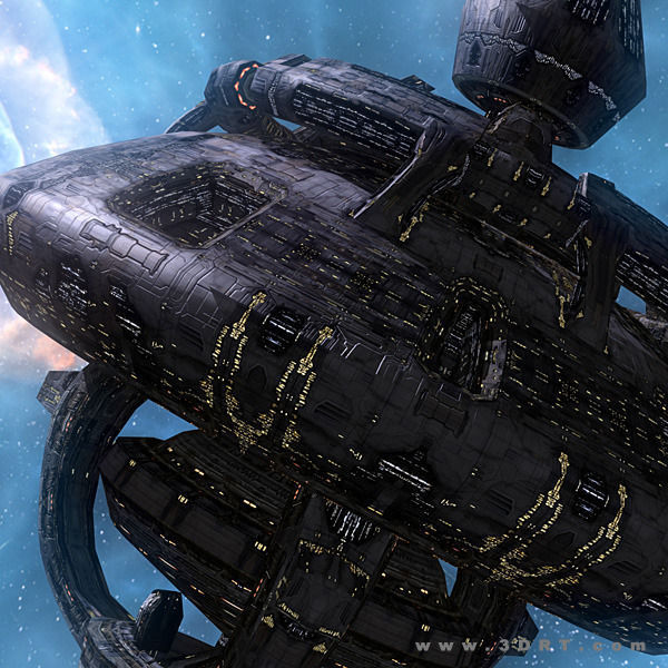 3DRT - Norad Space Station - Avantix Low-poly 3D model_3