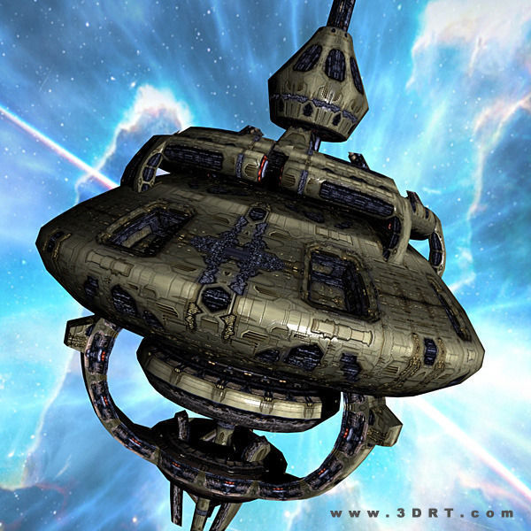 3DRT - Norad Space Station - Avantix Low-poly 3D model_1