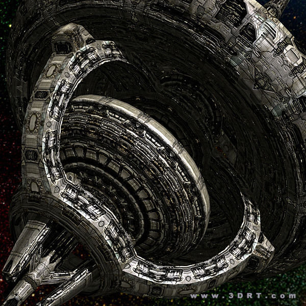 3DRT - Norad Space Station - Avantix Low-poly 3D model_2