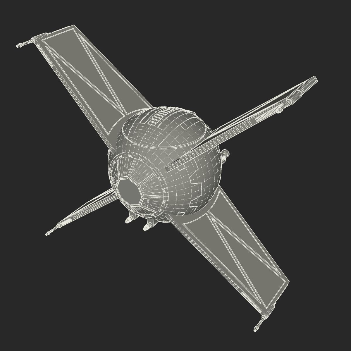 TIE Raptor 3D model_9
