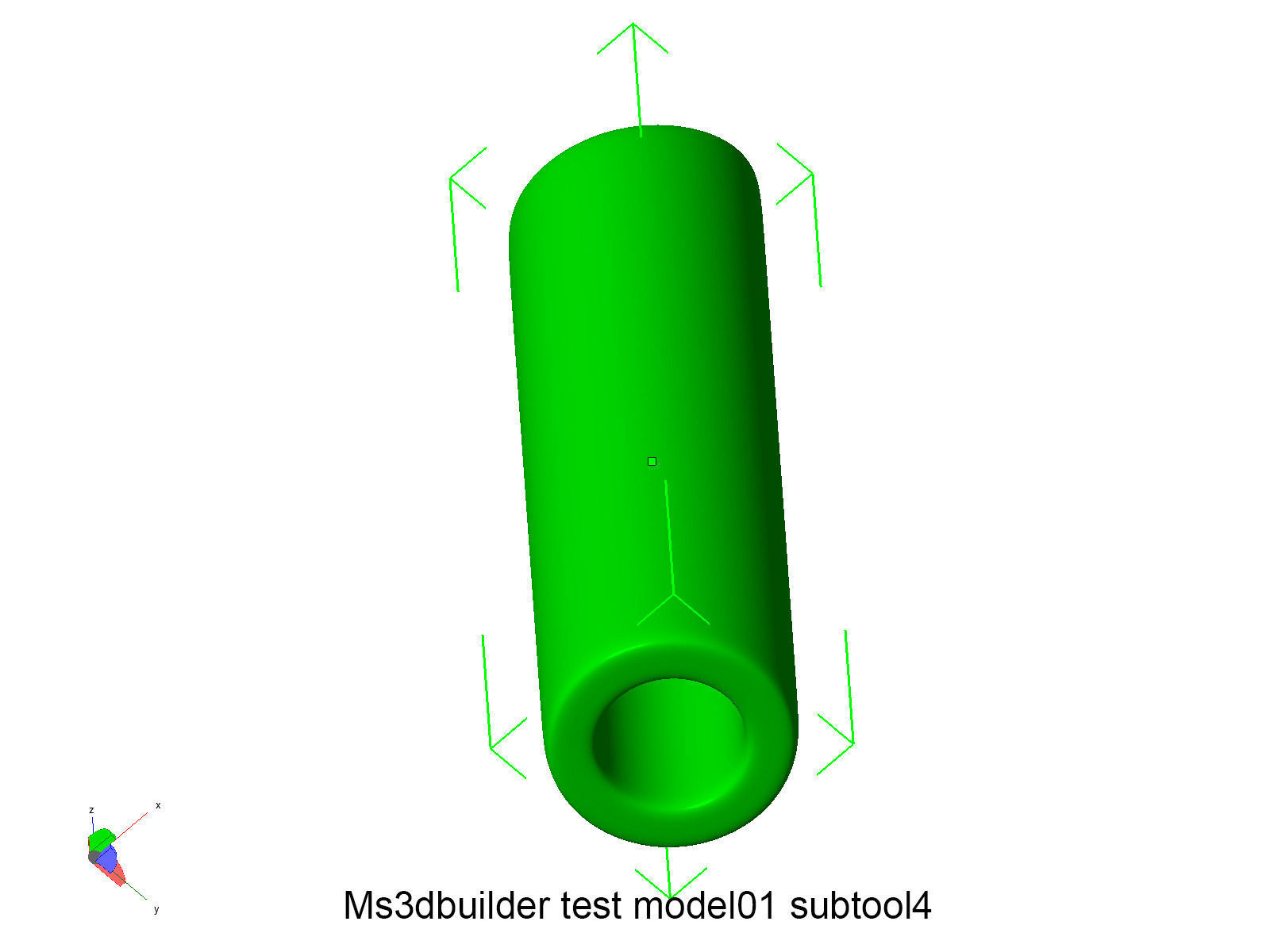Ms3DBuilder test model01 3D print model_8