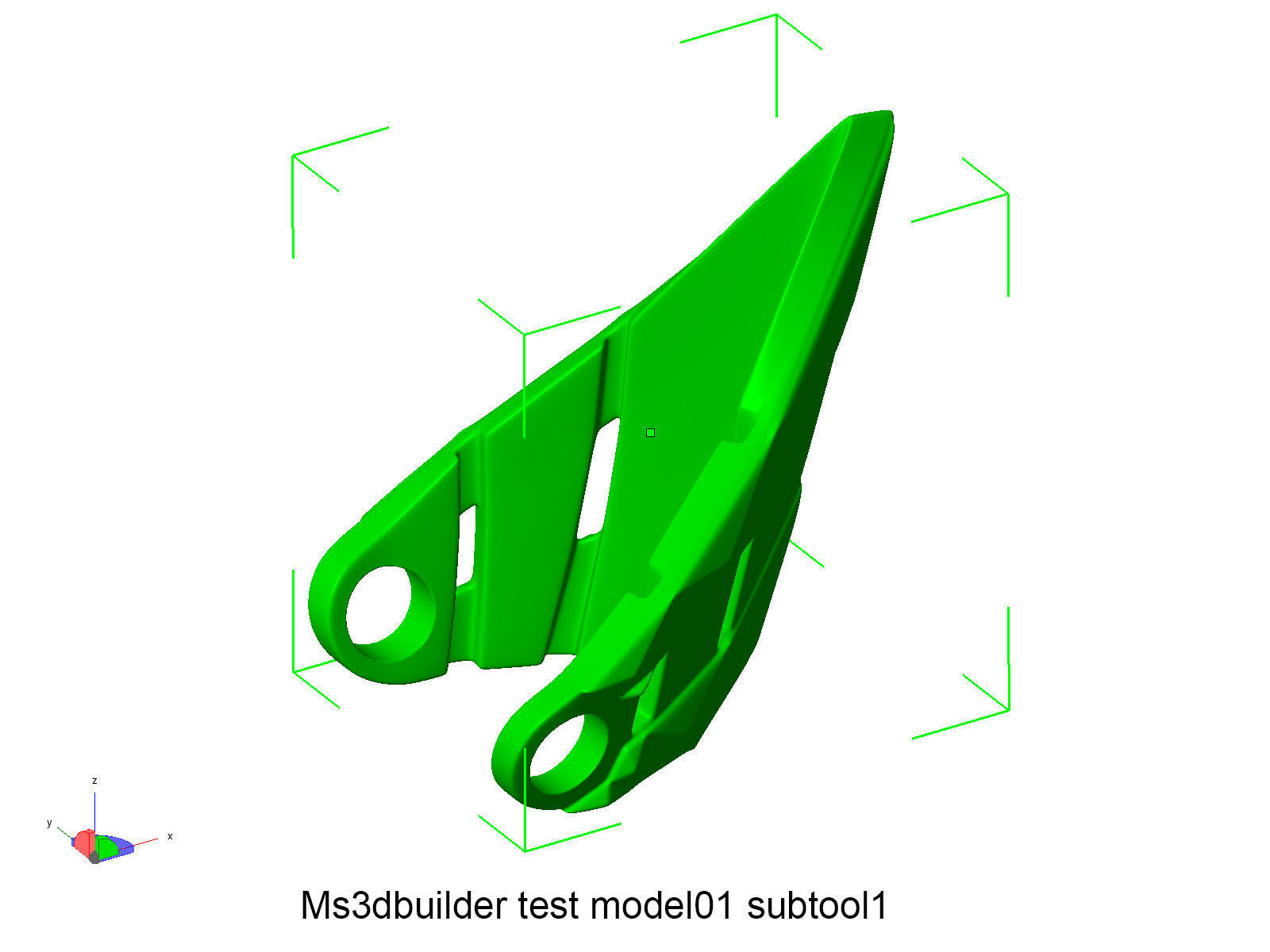 Ms3DBuilder test model01 3D print model_4