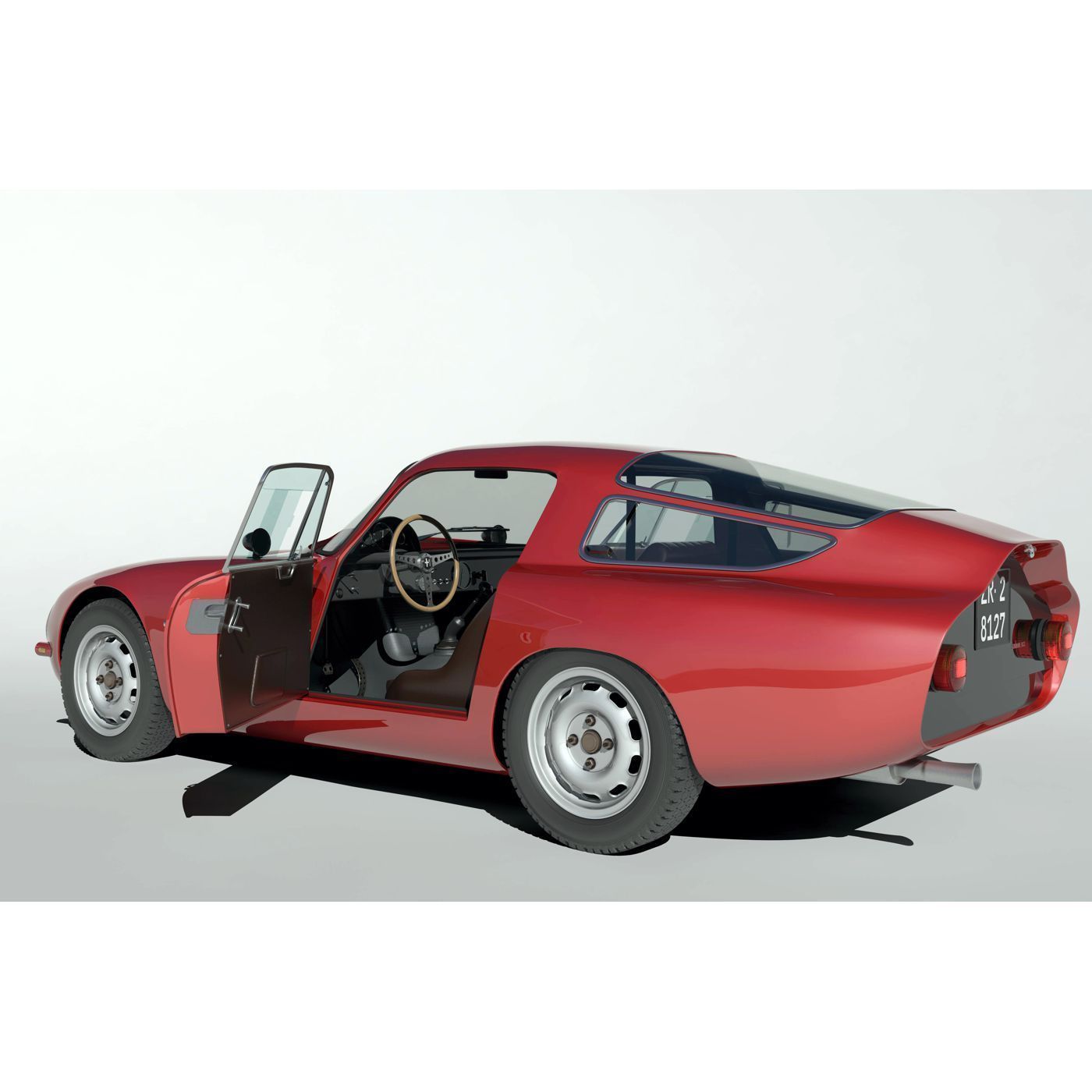 1963 Alfa Romeo TZ1 3D model_9