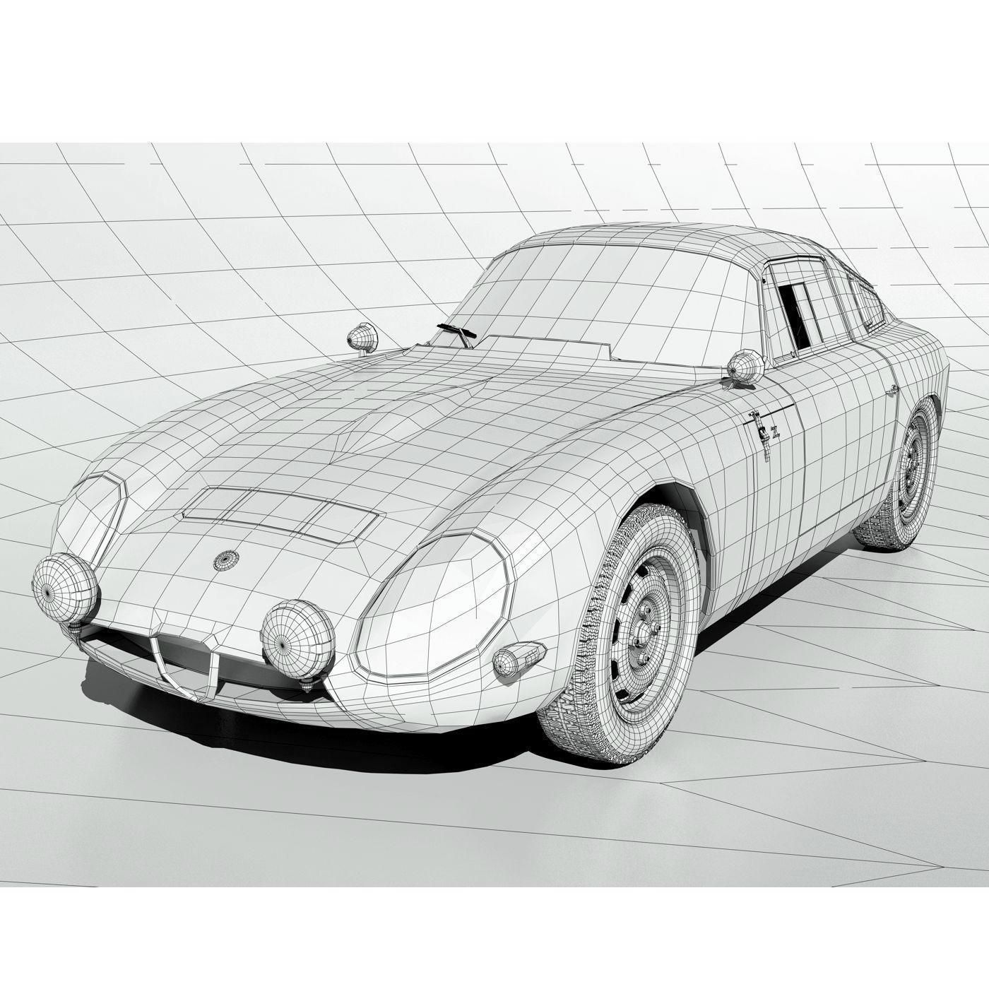 1963 Alfa Romeo TZ1 3D model_10