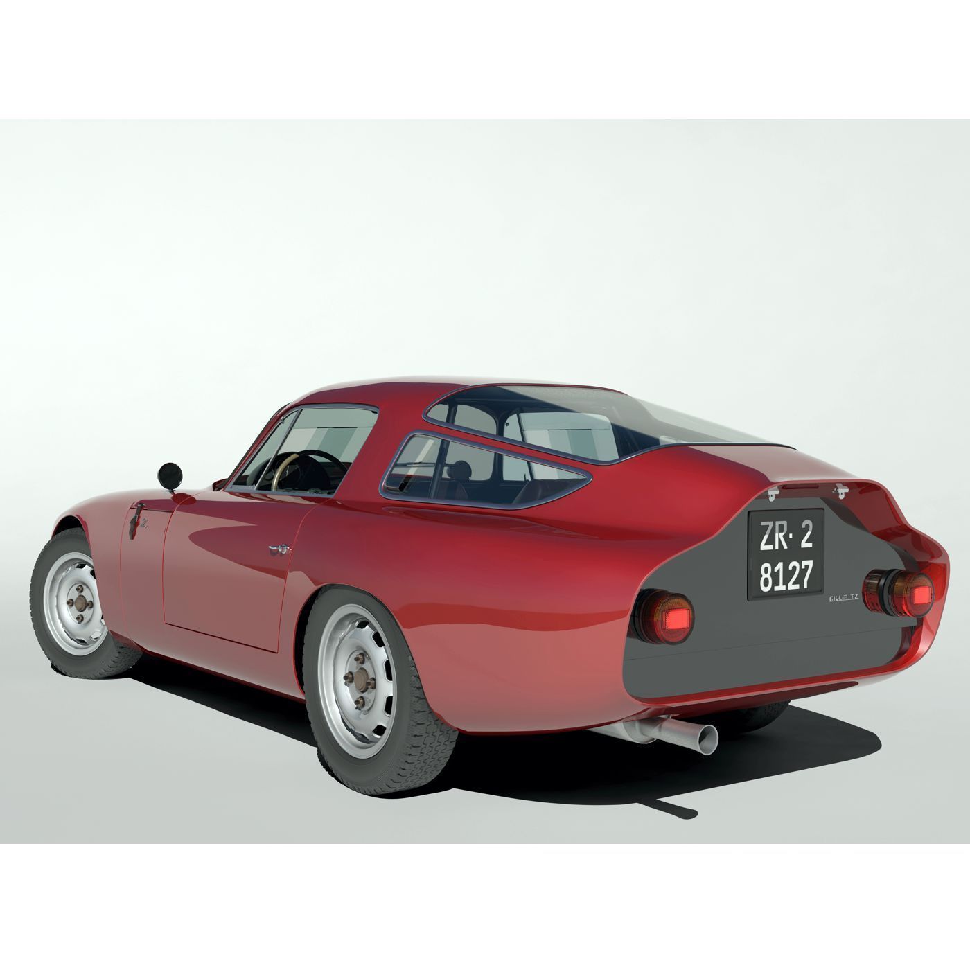 1963 Alfa Romeo TZ1 3D model_6