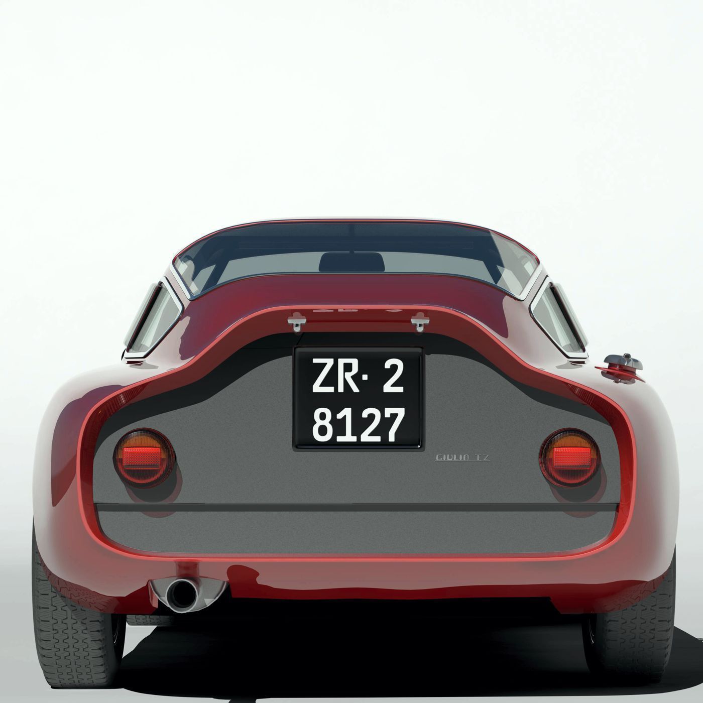1963 Alfa Romeo TZ1 3D model_7