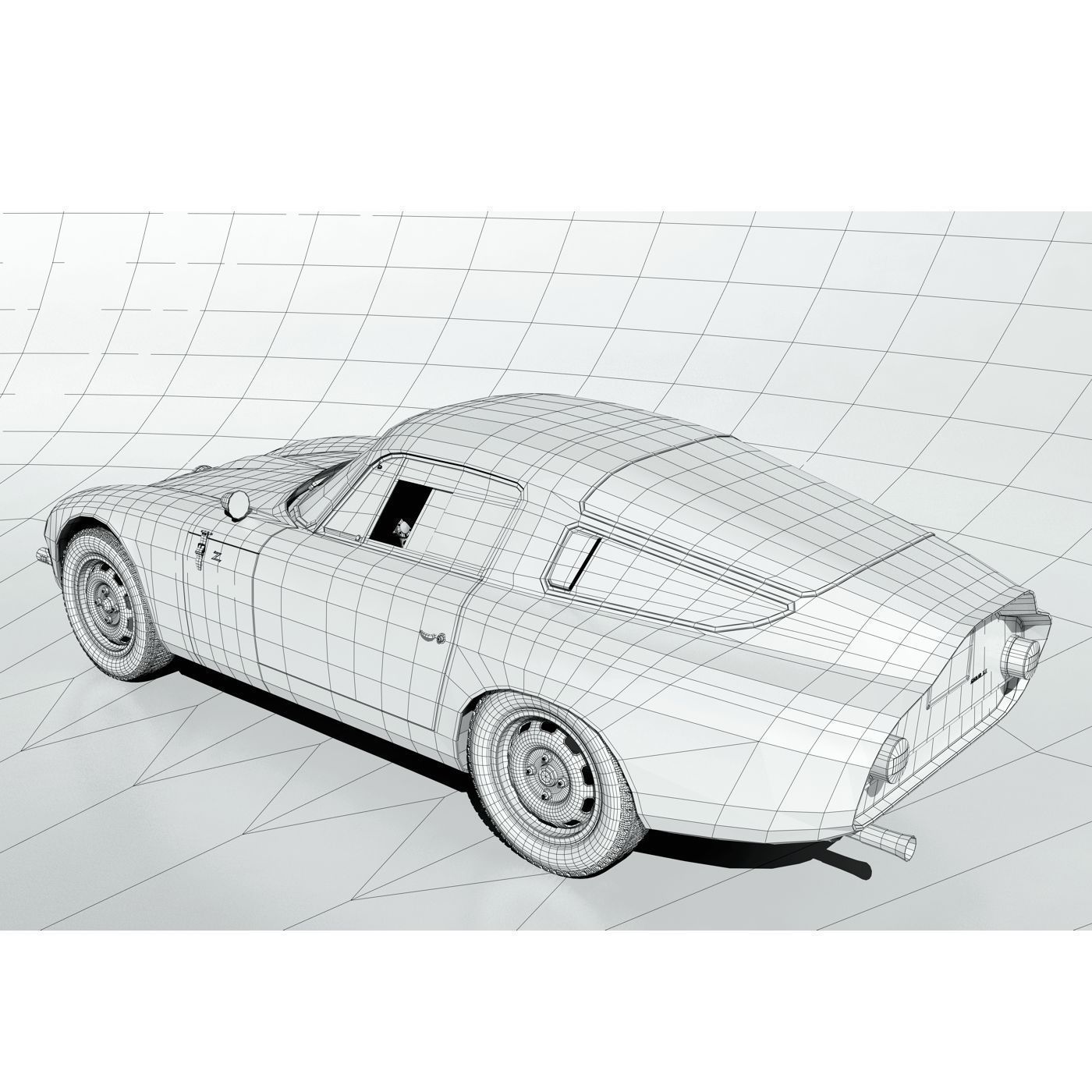 1963 Alfa Romeo TZ1 3D model_12