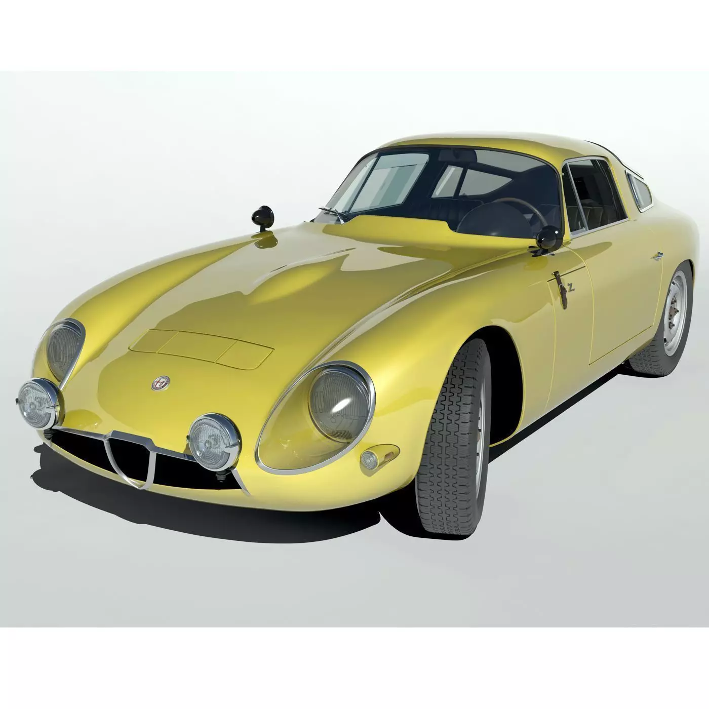1963 Alfa Romeo TZ1 3D model_0
