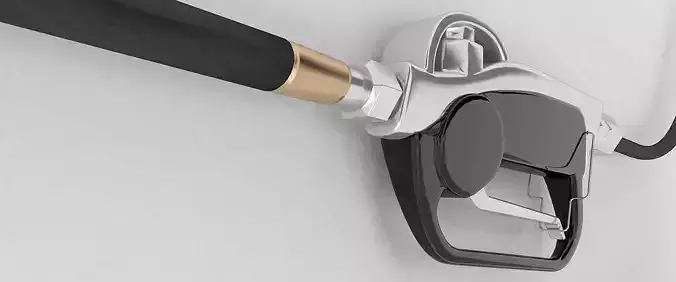 OIL DISPENSER NOZZLE Low-poly 3D model