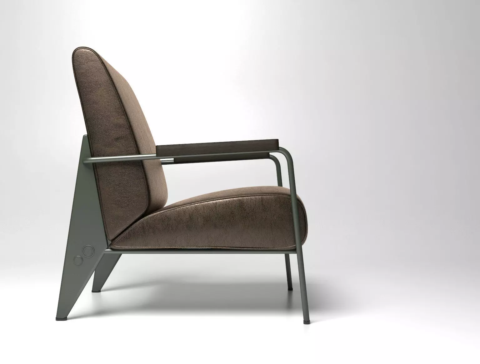 Fauteuil de Salon Haut Free 3D model