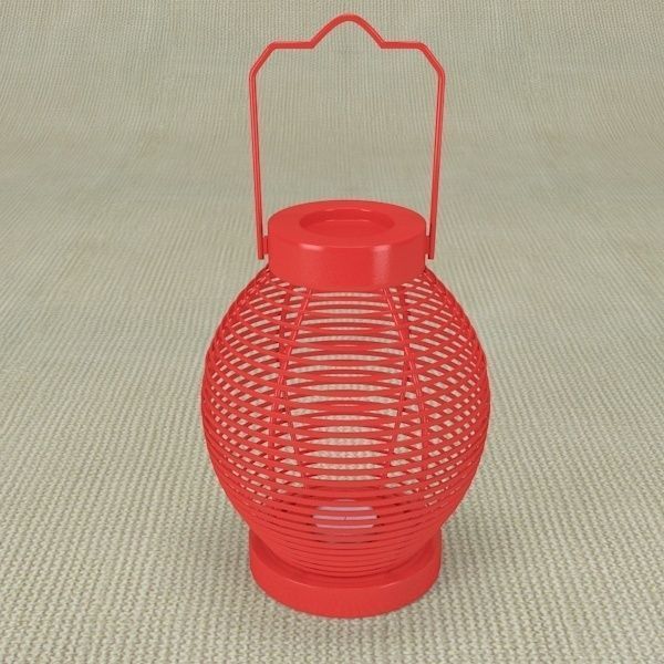 Wire Lantern 3D model_9