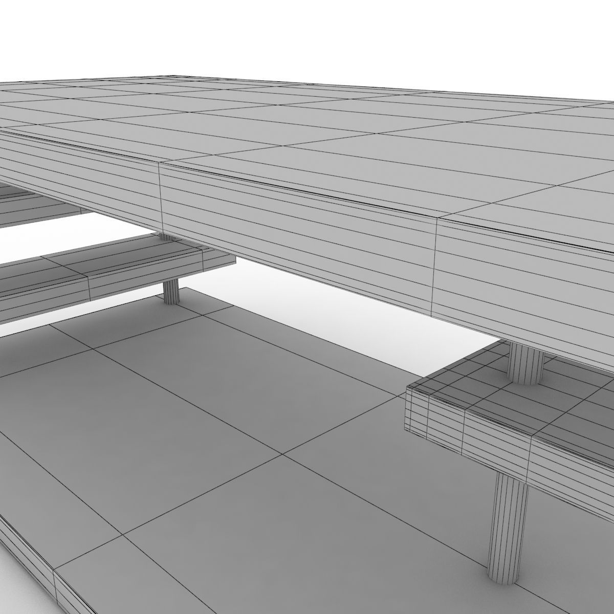 Modern Coffee Table  3D model_8