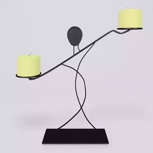Posing Candle Holder