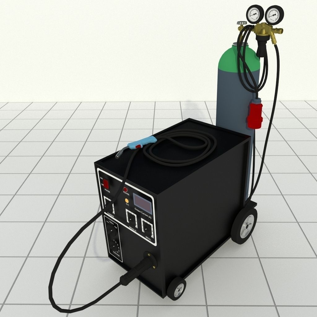 welder 3D Model .obj .3ds .fbx .dxf .blend .dae