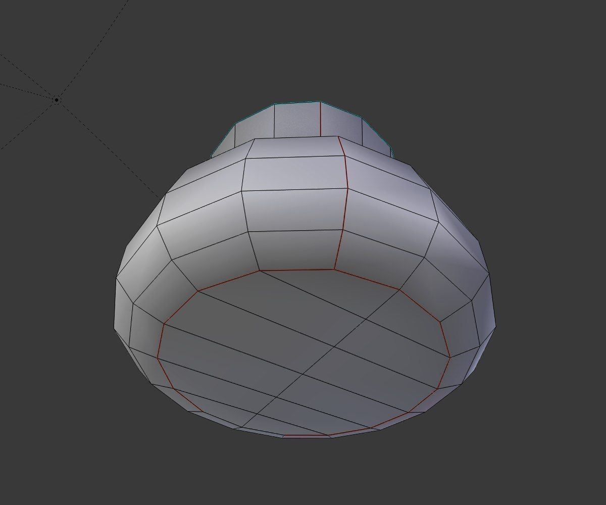 Indoor Pot Plant 3 Low-Poly Low-poly 3D model_12