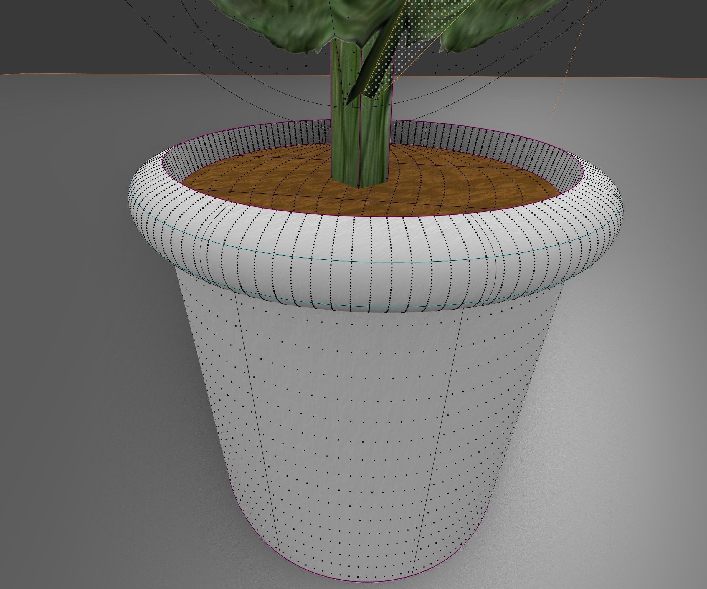 Indoor plant 2 Free low-poly 3D model_7