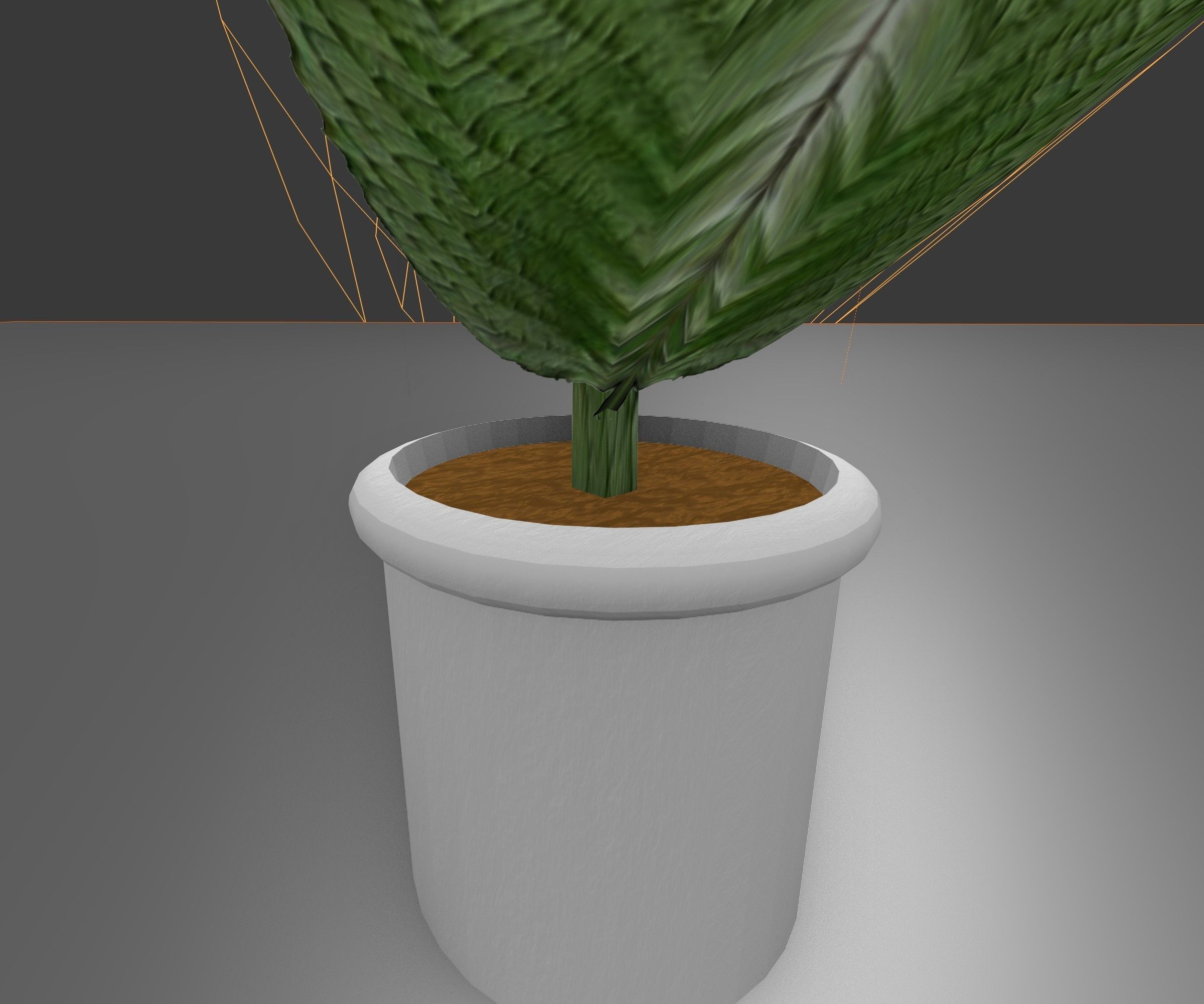 Indoor plant 2 Free low-poly 3D model_5