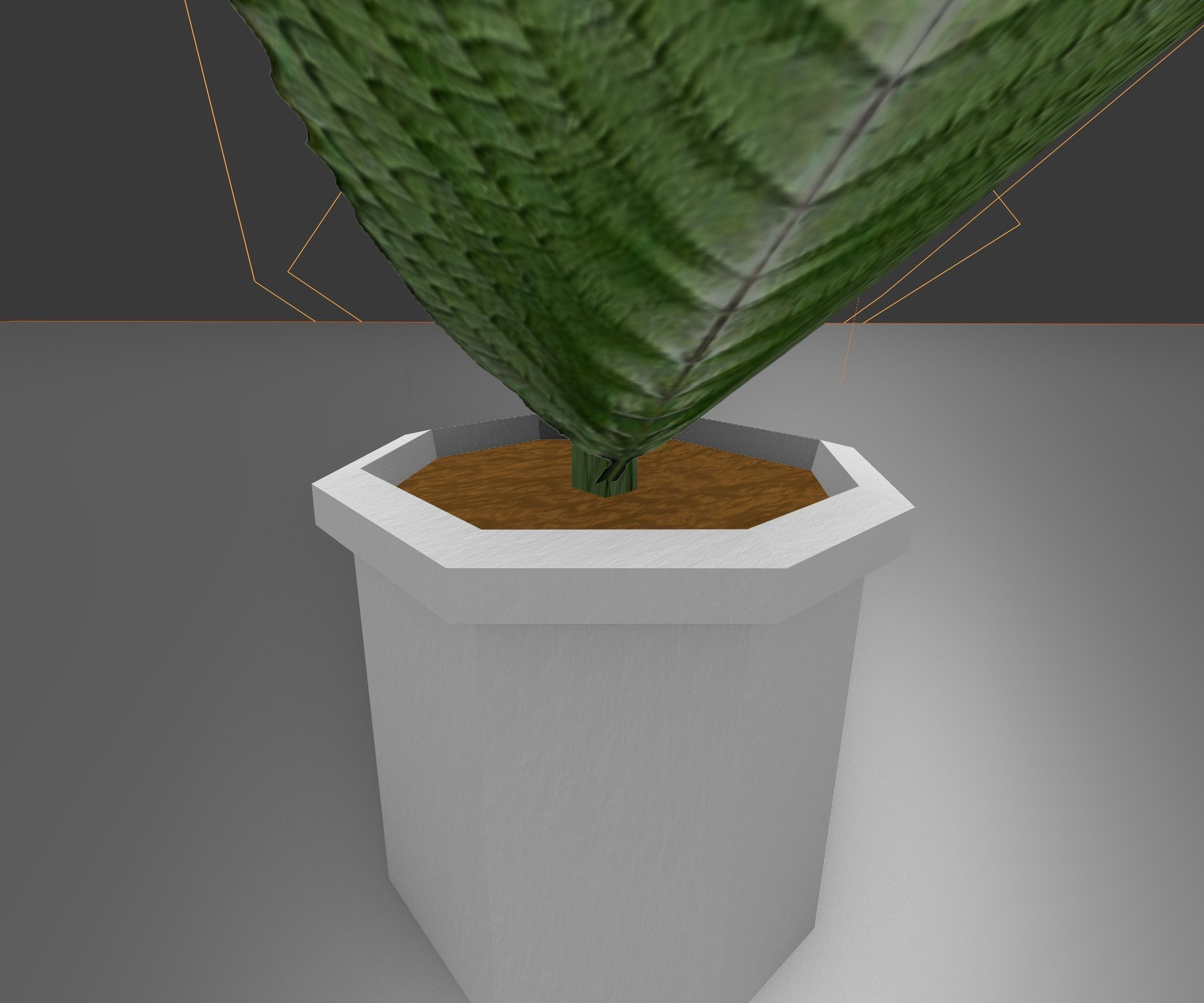 Indoor plant 2 Free low-poly 3D model_6
