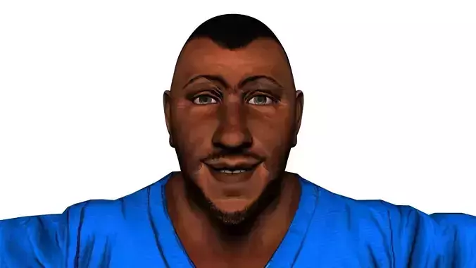 Alpha Male Bundle Low-poly 3D model
