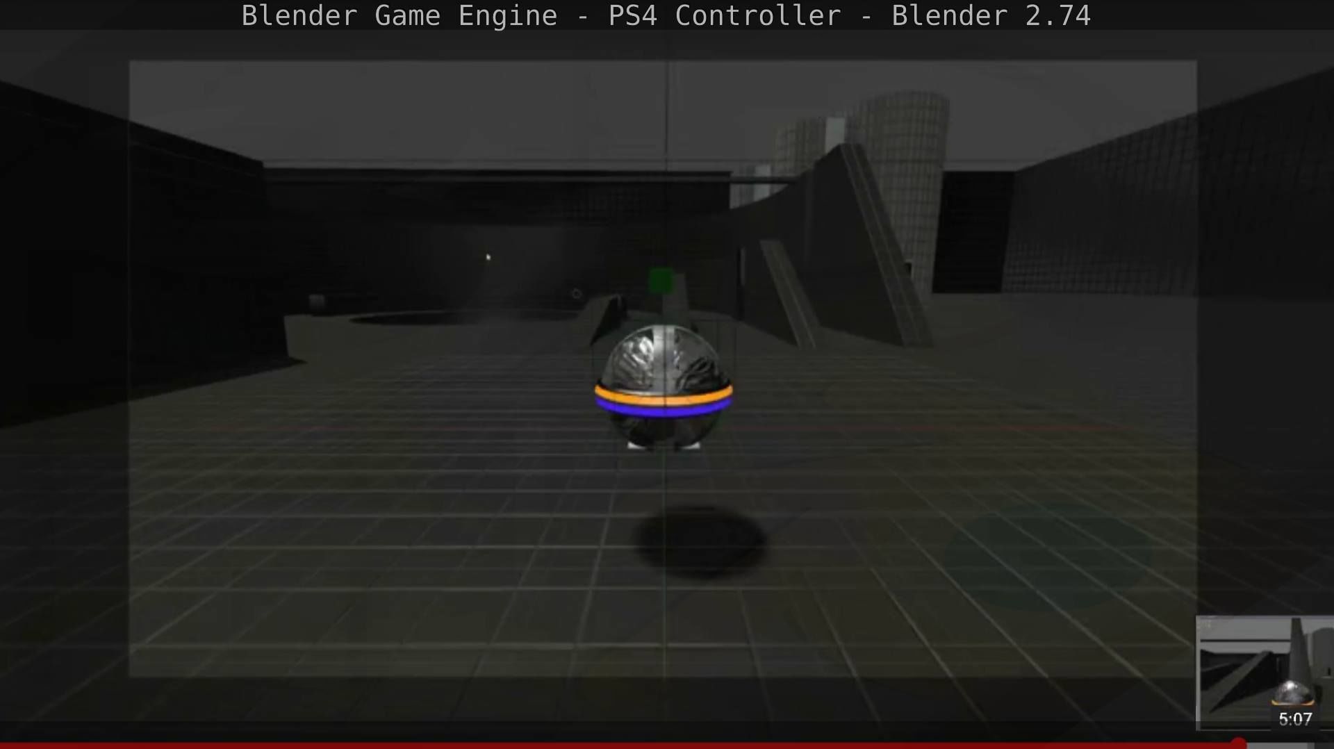 Blender Game Engine PS4 Controller Python Script Free low-poly 3D model_142