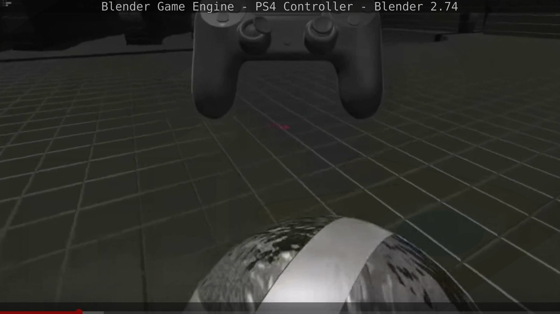 Blender Game Engine PS4 Controller Python Script Free low-poly 3D model_41