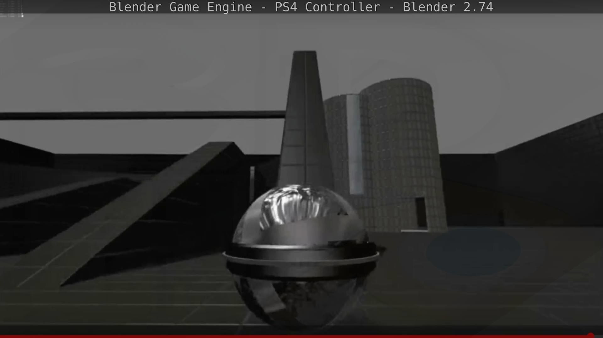 Blender Game Engine PS4 Controller Python Script Free low-poly 3D model_141