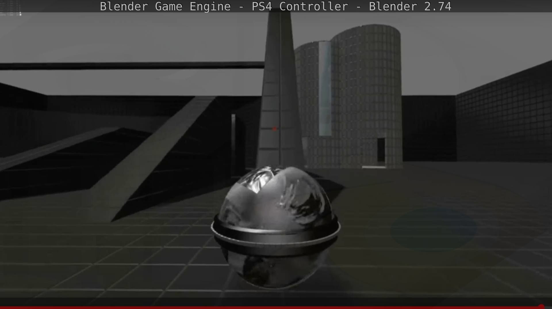 Blender Game Engine PS4 Controller Python Script Free low-poly 3D model_159