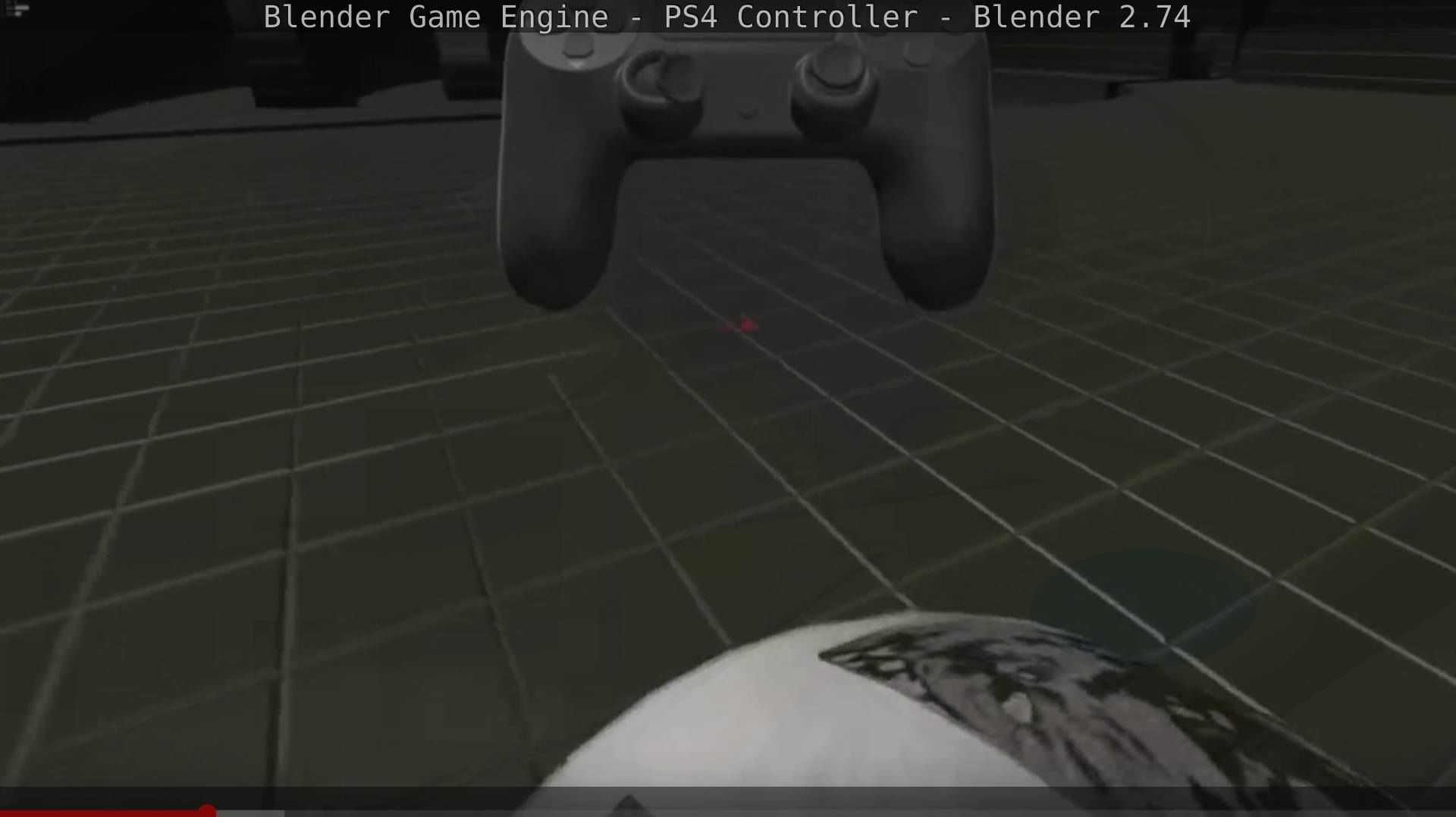 Blender Game Engine PS4 Controller Python Script Free low-poly 3D model_44