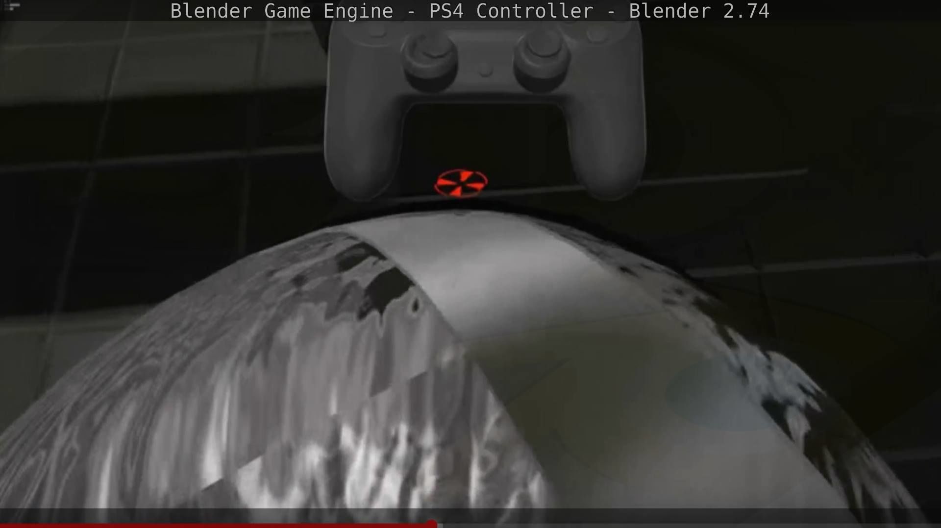 Blender Game Engine PS4 Controller Python Script Free low-poly 3D model_55