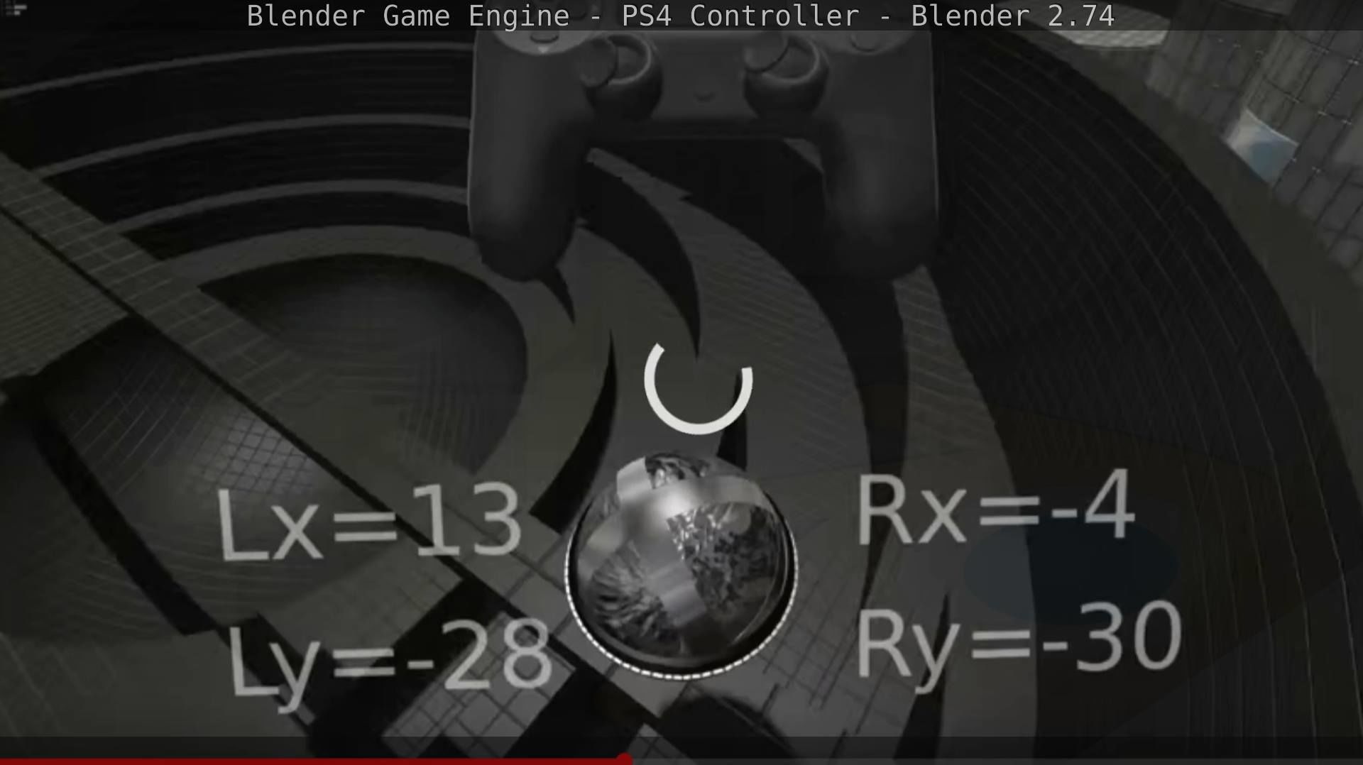 Blender Game Engine PS4 Controller Python Script Free low-poly 3D model_53