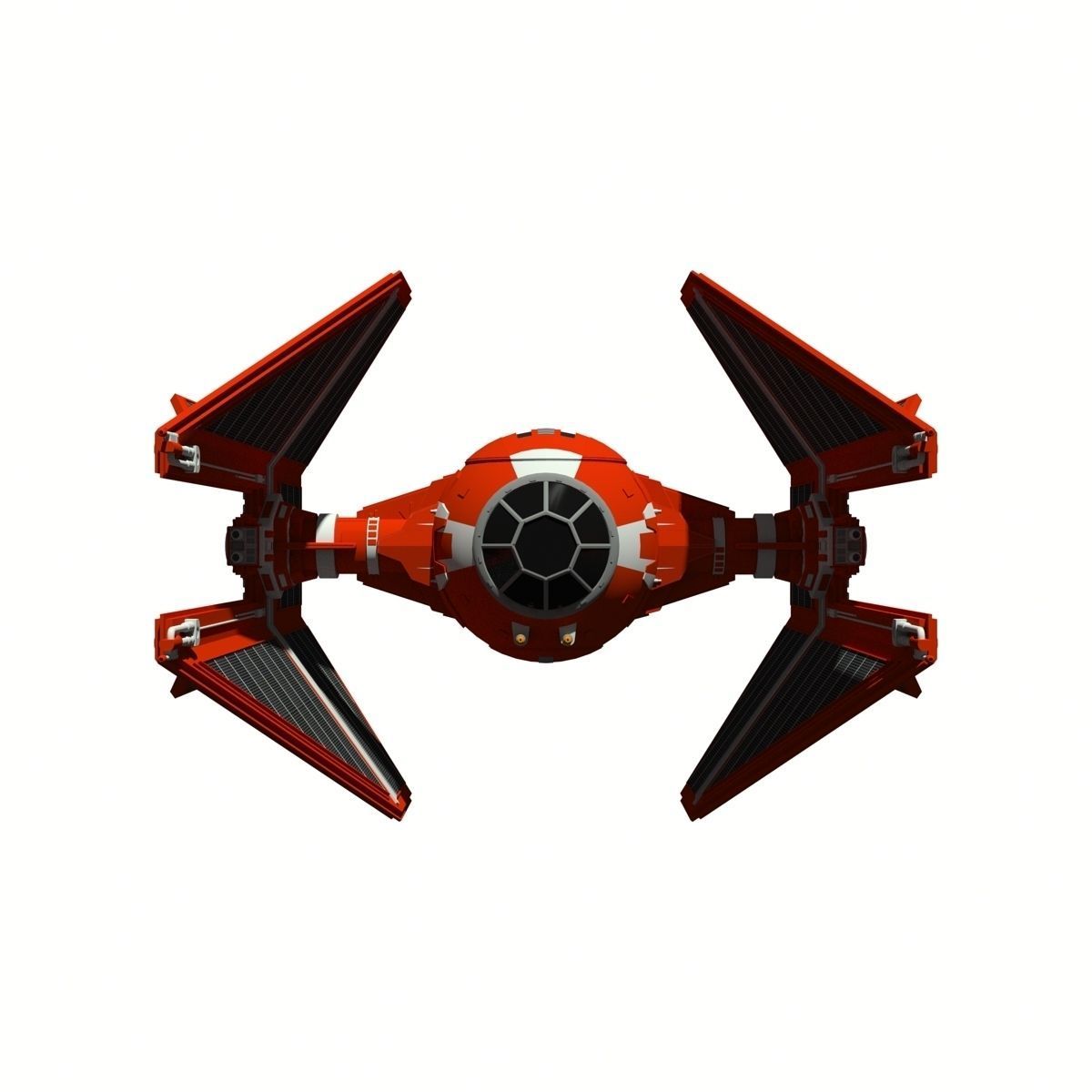 Royal Guard TIE Interceptor 3D model_6