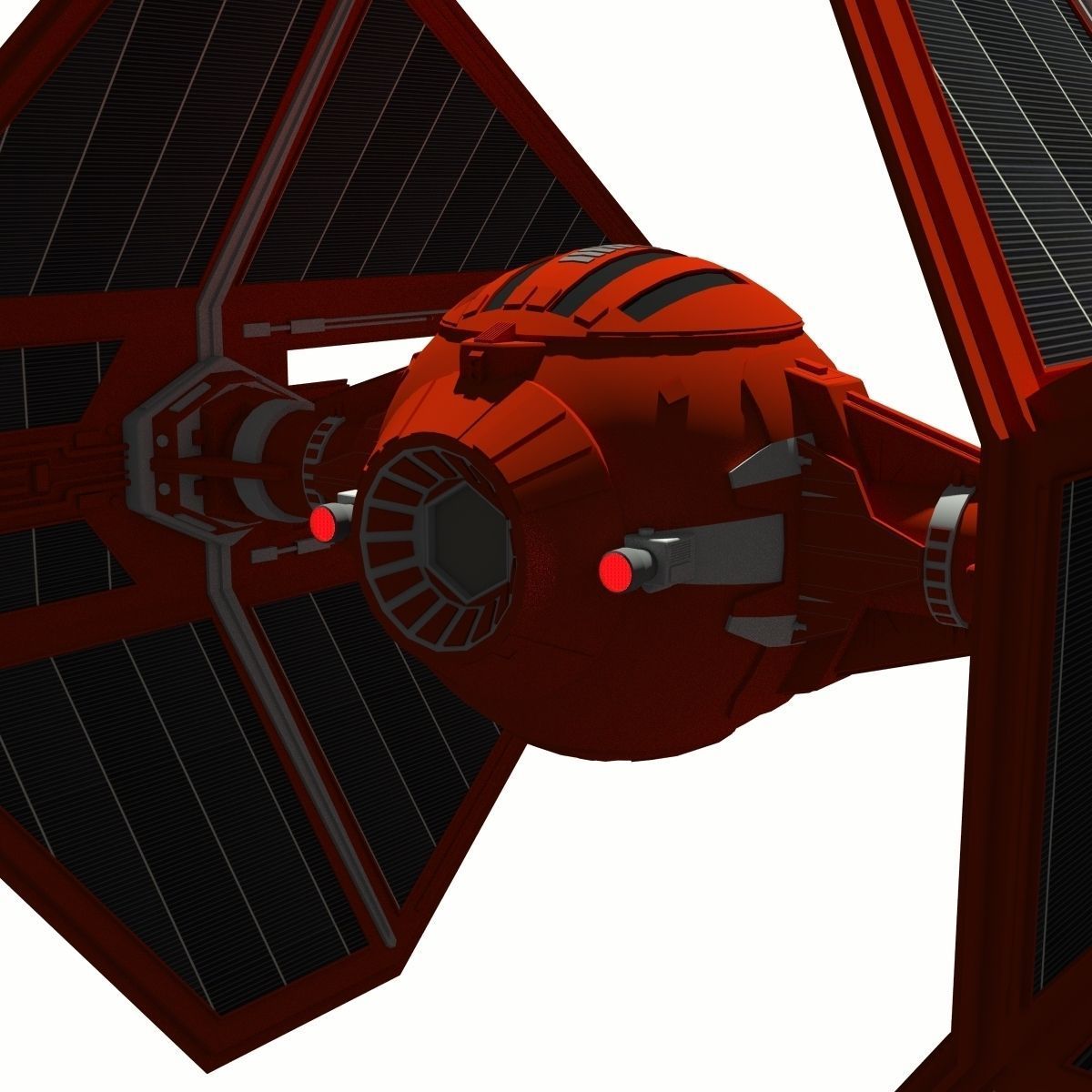 Royal Guard TIE Interceptor 3D model_8