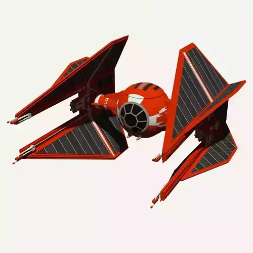 Royal Guard TIE Interceptor 3D model