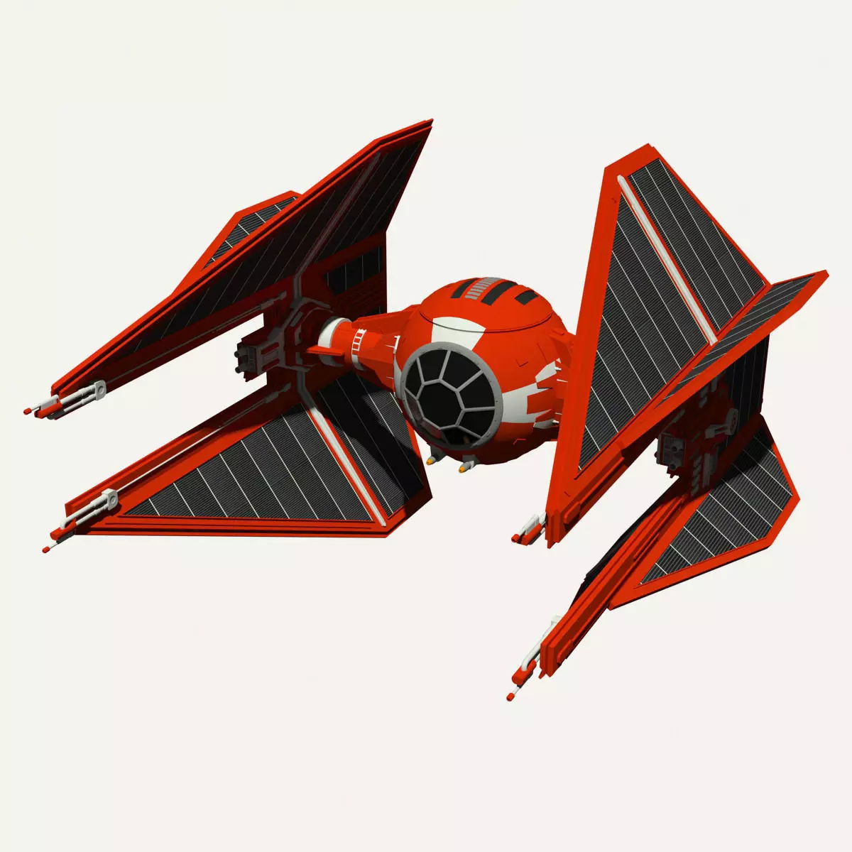 Royal Guard TIE Interceptor 3D model_0